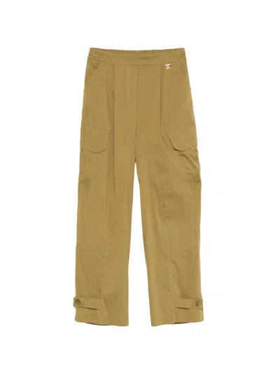 Carla G. Button-tab Cargo Pants In Green