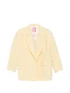 Carla G. Peak-lapel Flap-pocket Blazer In Multi