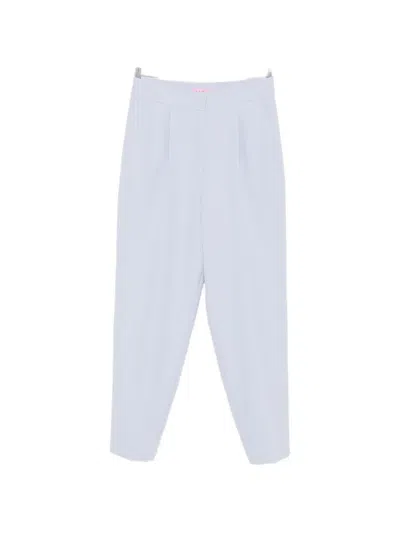 Carla G. Pleated-detail Tapered-leg Trousers In Multi