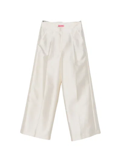 Carla G. Pressed-crease Palazzo Pants In Multi