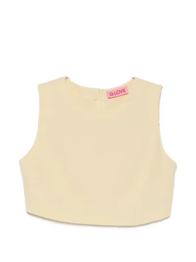Carla G. Vaud Cropped Sleeveless Top In Multi