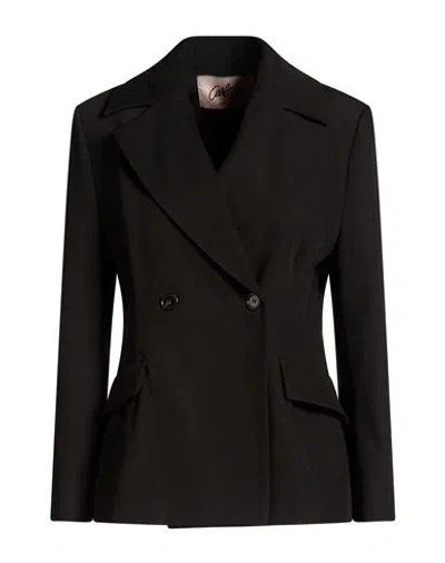 Carla G. Woman Blazer Black Size 10 Polyester, Viscose, Elastane