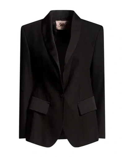 Carla G. Woman Blazer Black Size 8 Polyester, Viscose, Elastane