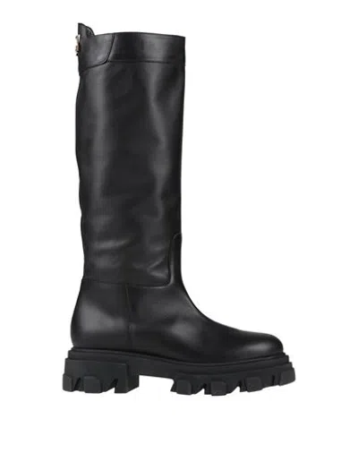 Carla G. Woman Boot Black Size 9 Calfskin