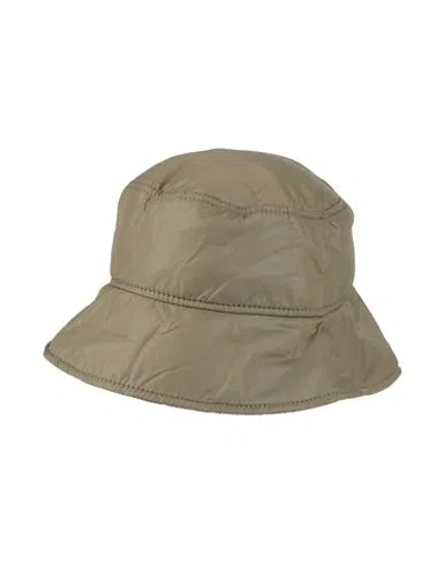 Carla G. Woman Hat Military Green Size Onesize Polyamide