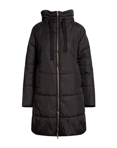 Carla G. Woman Jacket Black Size 8 Polyamide, Polyester