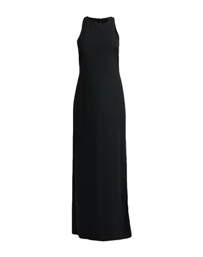 Carla G. Woman Maxi Dress Black Size 8 Acetate, Viscose, Elastane