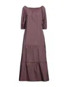 Carla G. Long Dresses In Brown