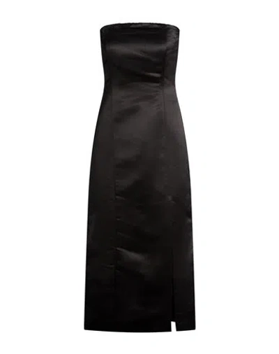 Carla G. Woman Midi Dress Black Size 6 Polyester