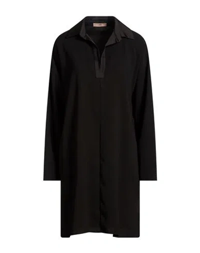 Carla G. Woman Mini Dress Black Size 10 Polyester