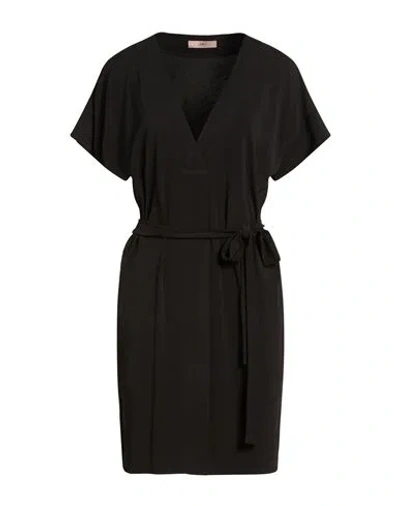 Carla G. Woman Mini Dress Black Size 6 Polyester, Elastane