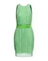 Carla G. Short Dresses In Green