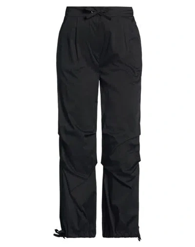 Carla G. Woman Pants Black Size 2 Cotton, Polyamide, Elastane