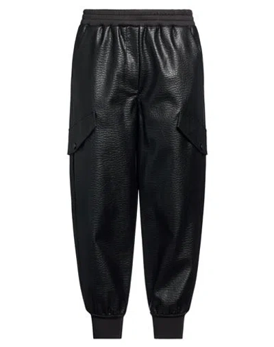 Carla G. Woman Pants Black Size 2 Polyurethane, Polyester