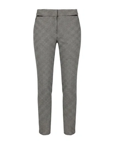Carla G. Woman Pants White Size 10 Virgin Wool, Polyamide, Viscose, Cashmere, Elastane In Multi