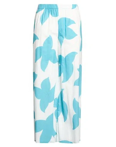 Carla G. Woman Pants White Size 6 Cotton