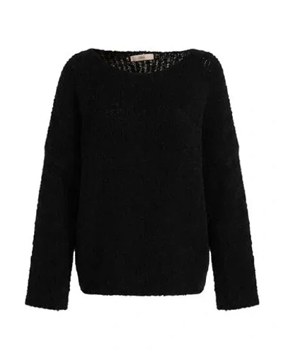Carla G. Woman Sweater Black Size 6 Polyacrylic, Wool, Polyamide, Alpaca Wool, Elastane
