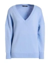 Carla G. Woman Sweater Light Blue Size 6 Polyacrylic, Alpaca Wool, Polyamide, Polyester