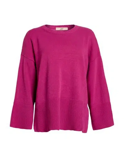 Carla G. Woman Sweater Magenta Size 6 Polyacrylic, Alpaca Wool, Polyamide, Polyester In Multi