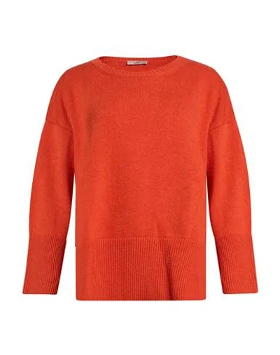 Carla G. Woman Sweater Orange Size 6 Polyacrylic, Alpaca Wool, Polyamide, Polyester