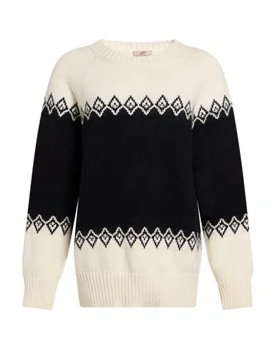 Carla G. Woman Sweater White Size 8 Polyacrylic, Alpaca Wool, Polyamide, Polyester