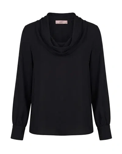 Carla G. Woman Top Black Size 4 Polyester