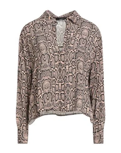 Carla G. Woman Top Blush Size 10 Viscose In Pink