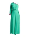 Carla Montanarini Woman Jumpsuit Green Size 6 Polyester
