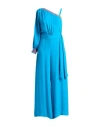 Carla Montanarini Woman Jumpsuit Light Blue Size 12 Polyester
