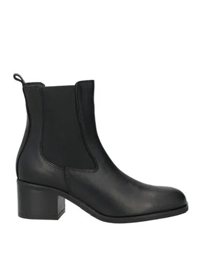 Carla Pitti Woman Ankle Boots Black Size 8 Calfskin