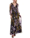 Carla Ruiz Cold-shoulder Gown In Black
