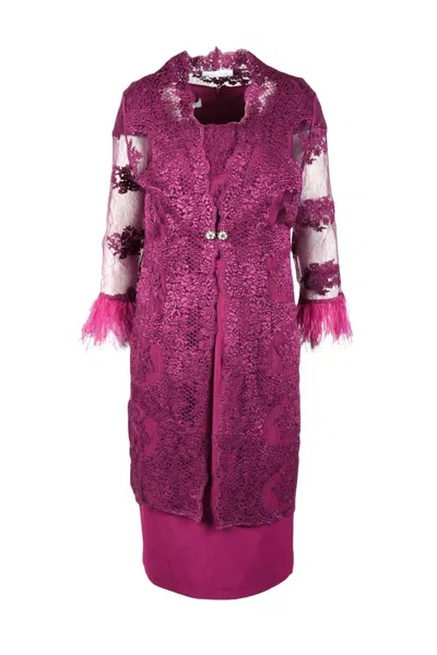 Carla Ruiz Dress Set - Purple In Pink
