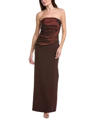 Carla Ruiz Maxi Dress In Brown