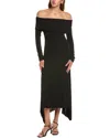 Carla Ruiz Midi Dress In Black
