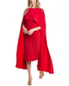Carla Ruiz Midi Dress In Red
