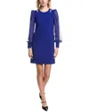 Carla Ruiz Mini Dress In Blue