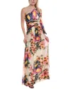 Carla Ruiz One-shoulder Maxi Dress In White