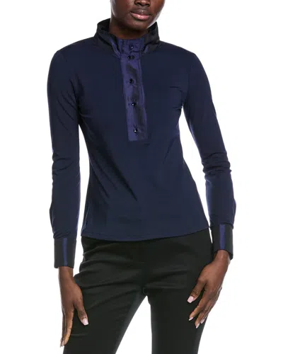 Carla Ruiz Placket Shirt In Blue