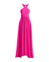 Carla Ruiz Woman Maxi Dress Fuchsia Size 6 Polyester In Pink