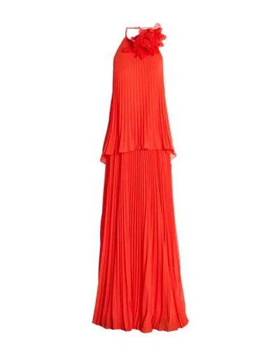 Carla Ruiz Woman Maxi Dress Red Size 12 Polyester