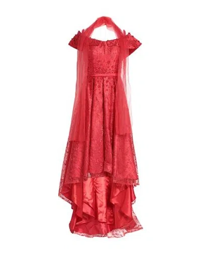 Carla Ruiz Woman Midi Dress Red Size 8 Polyester