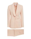 Carla Ruiz Woman Suit Salmon Pink Size 10 Polyester