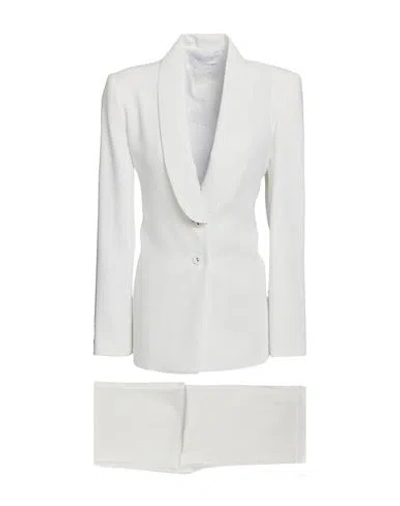Carla Ruiz Woman Suit White Size 12 Polyester