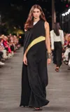 Carla Zampatti Asymmetric Crepe Gown