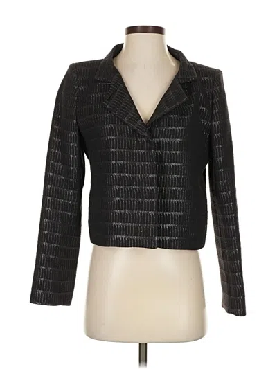 Pre-owned Carla Zampatti Blazer Jacket In Black