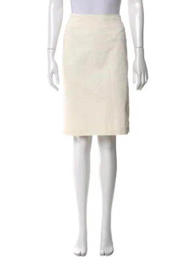 Pre-owned Carla Zampatti Knee-length Skirt In Neutral