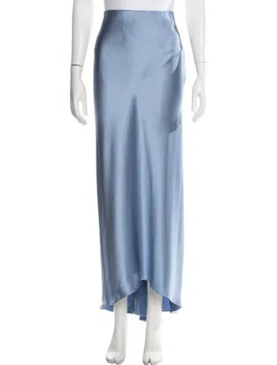 Pre-owned Carla Zampatti Long Skirt In Blue