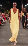Carla Zampatti Plunging Crepe Gown