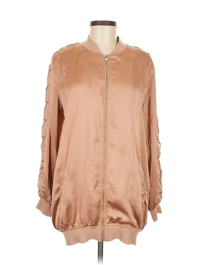 Pre-owned Carli Bybel X Miss Guided Jacket In Gold
