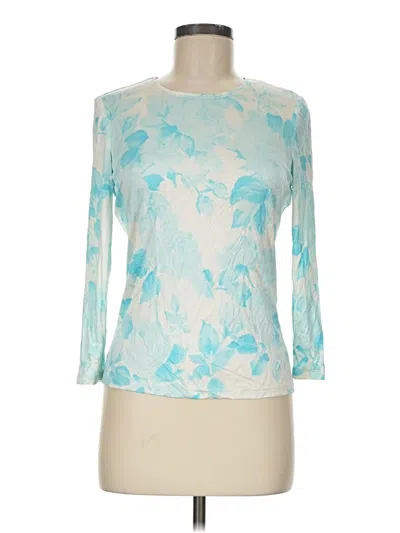 Pre-owned Carlisle 3/4 Sleeve T-shirt In Blue